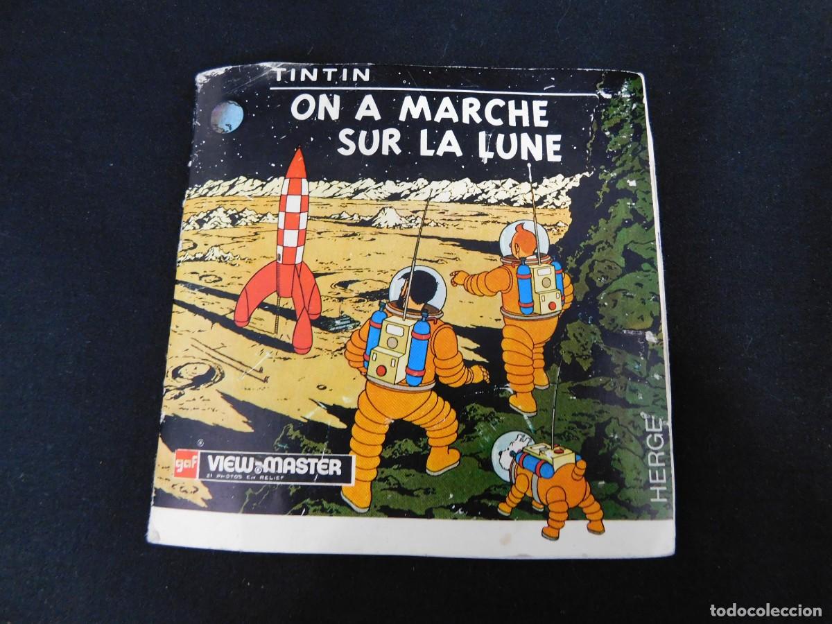 C&oacute;mics: TINTIN - ON A MARCHE SUR LA LUNE - VIEW MASTER - Foto 1