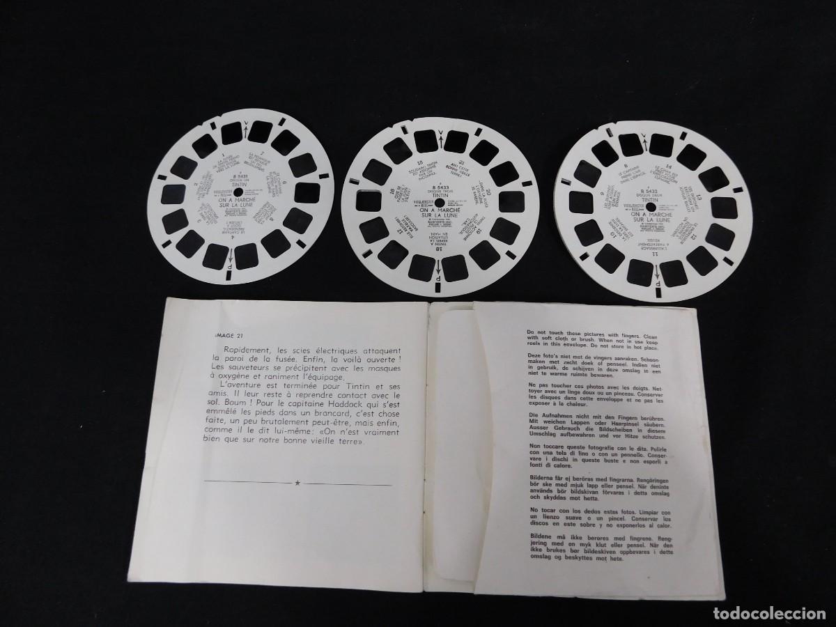 C&oacute;mics: TINTIN - ON A MARCHE SUR LA LUNE - VIEW MASTER - Foto 3