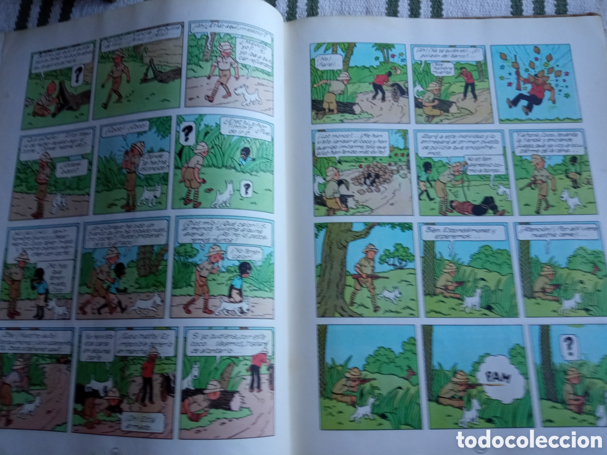 C&oacute;mics: Tint&iacute;n en el Congo 1ra edici&oacute;n - Foto 7