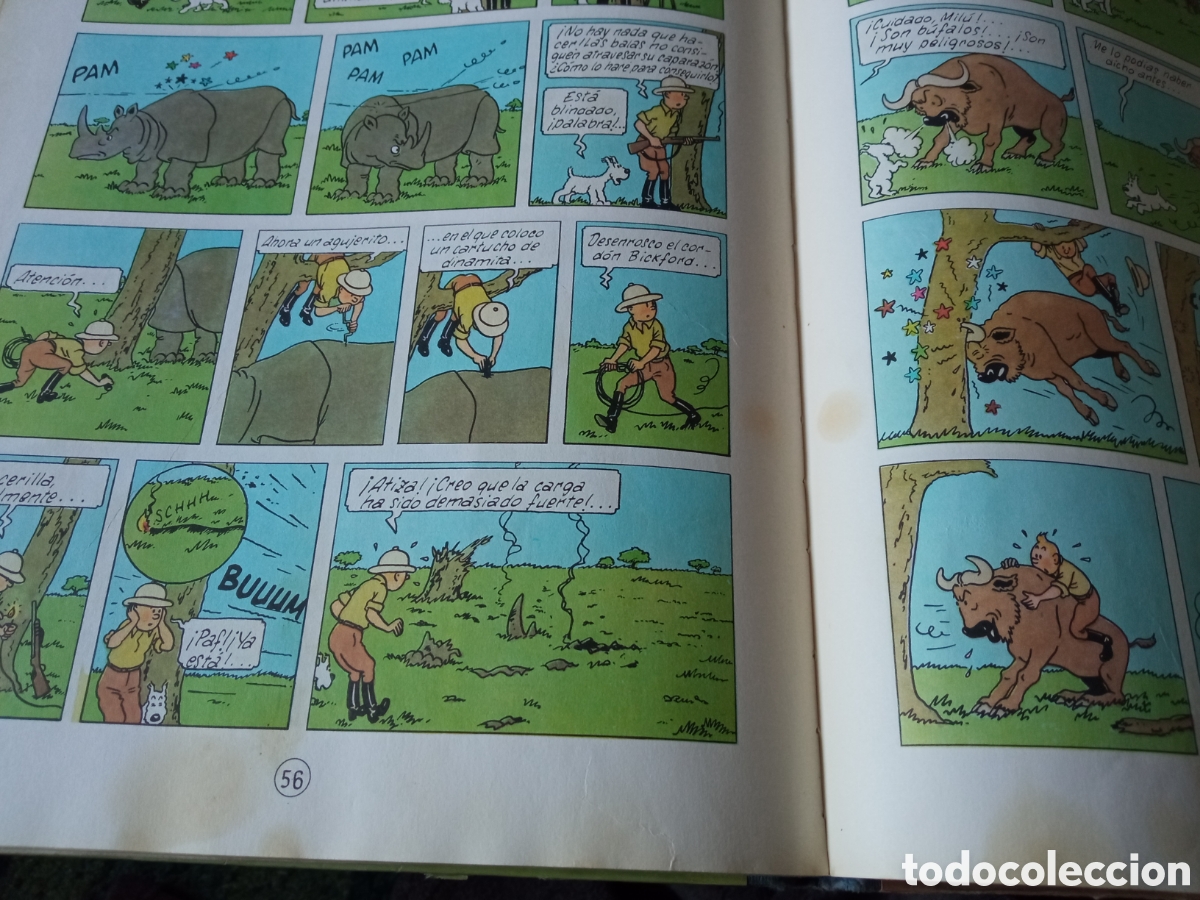 C&oacute;mics: Tint&iacute;n en el Congo 1ra edici&oacute;n - Foto 11