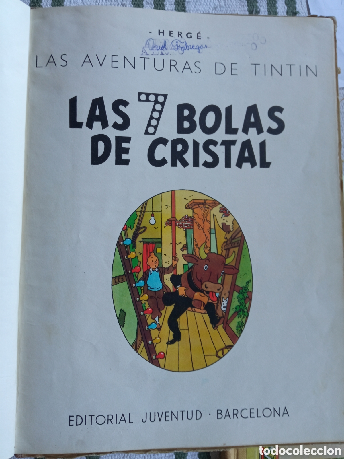 C&oacute;mics: Tint&iacute;n Las 7 bolas de Cristal, 1ra edici&oacute;n, 1961 - Foto 3