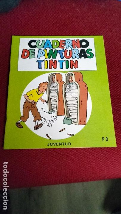 C&oacute;mics: CUADERNO DE PINTURAS TINTIN - Foto 1