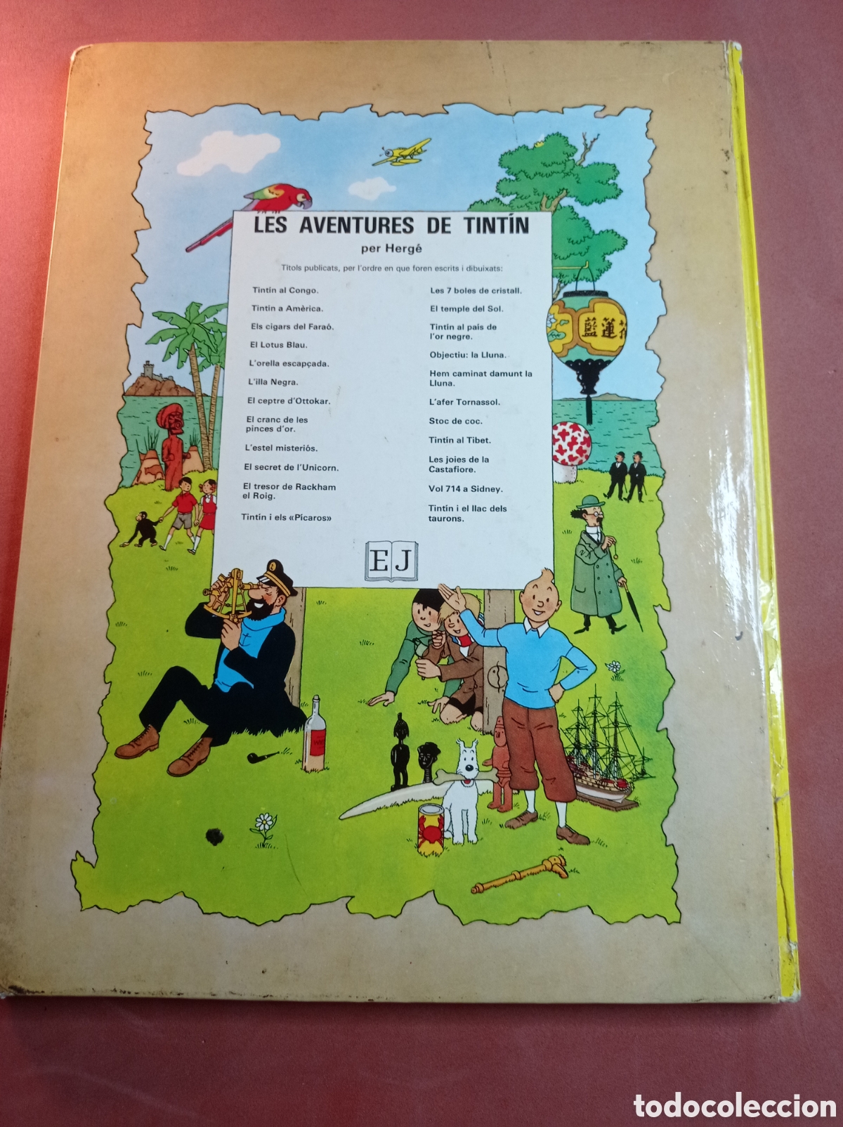 C&oacute;mics: Objectiu la Lluna.TINTIN en catal&aacute;n 2 Edici&oacute;n 1976 - Foto 2