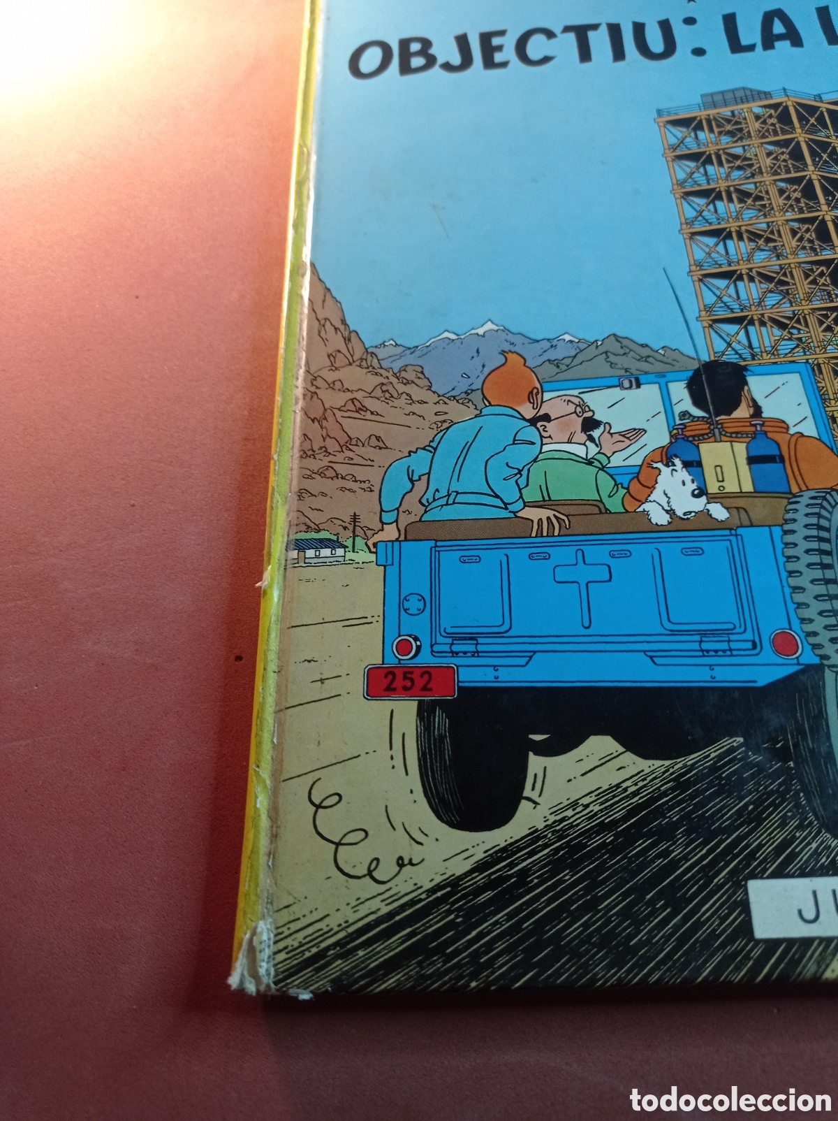 C&oacute;mics: Objectiu la Lluna.TINTIN en catal&aacute;n 2 Edici&oacute;n 1976 - Foto 3
