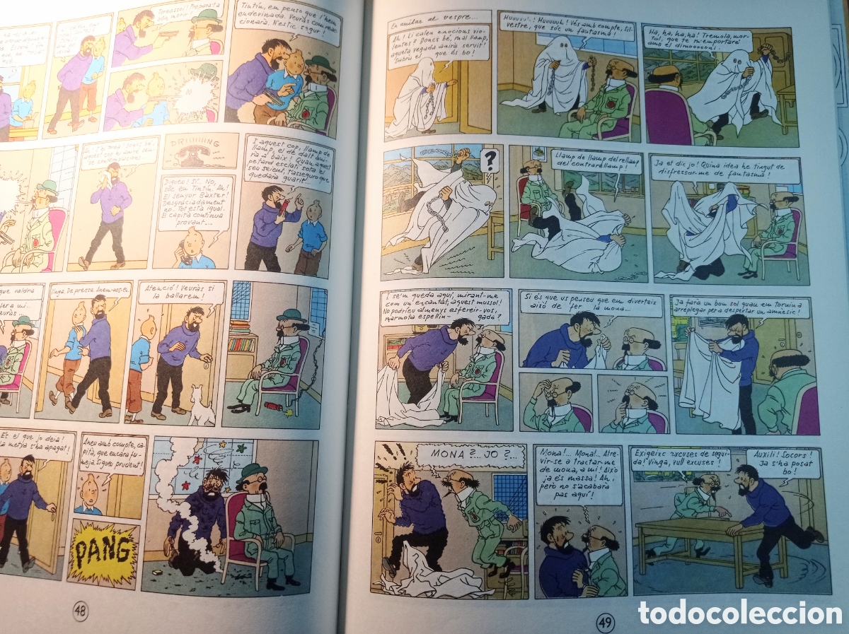 C&oacute;mics: Objectiu la Lluna.TINTIN en catal&aacute;n 2 Edici&oacute;n 1976 - Foto 6