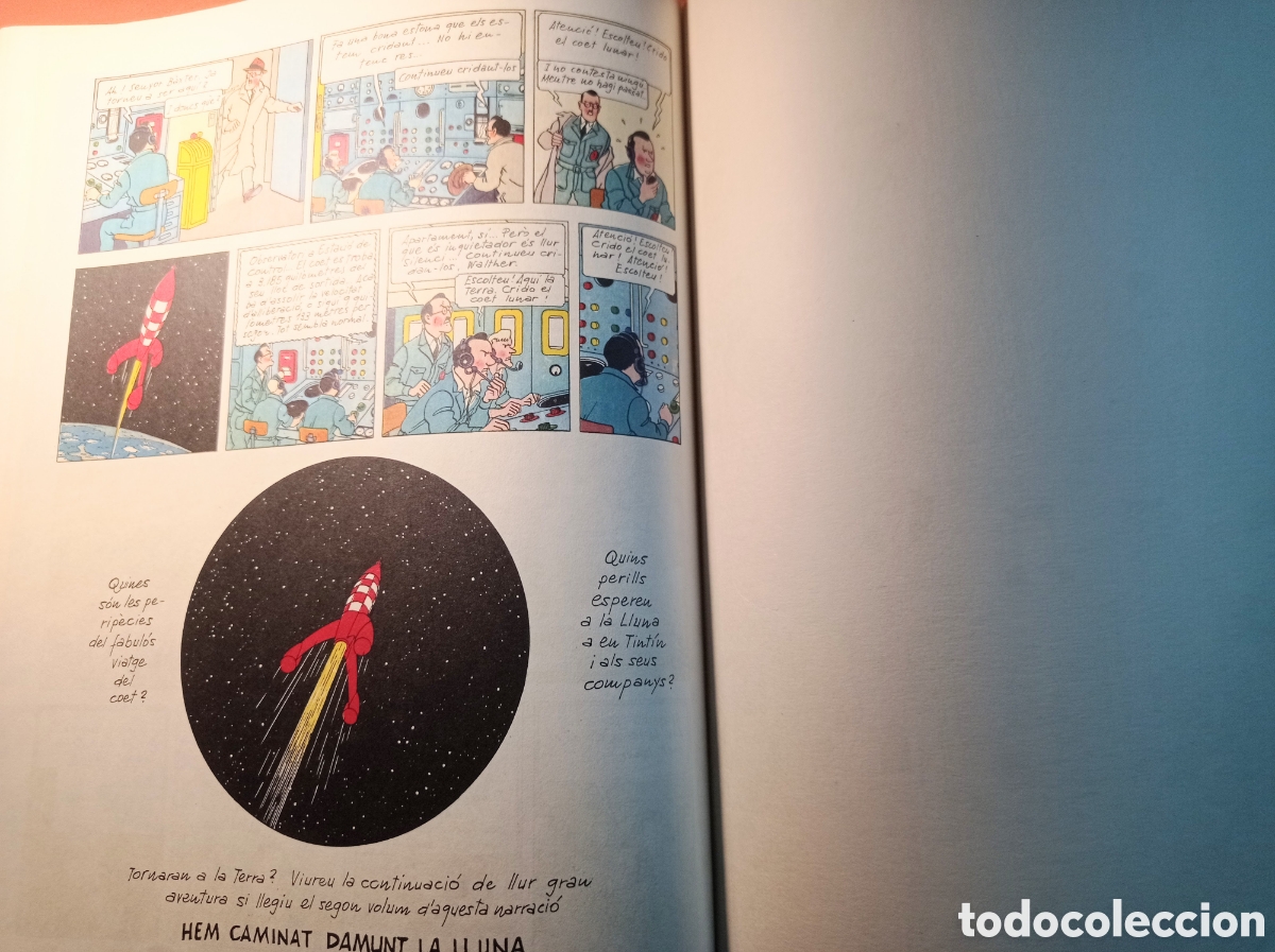 C&oacute;mics: Objectiu la Lluna.TINTIN en catal&aacute;n 2 Edici&oacute;n 1976 - Foto 10