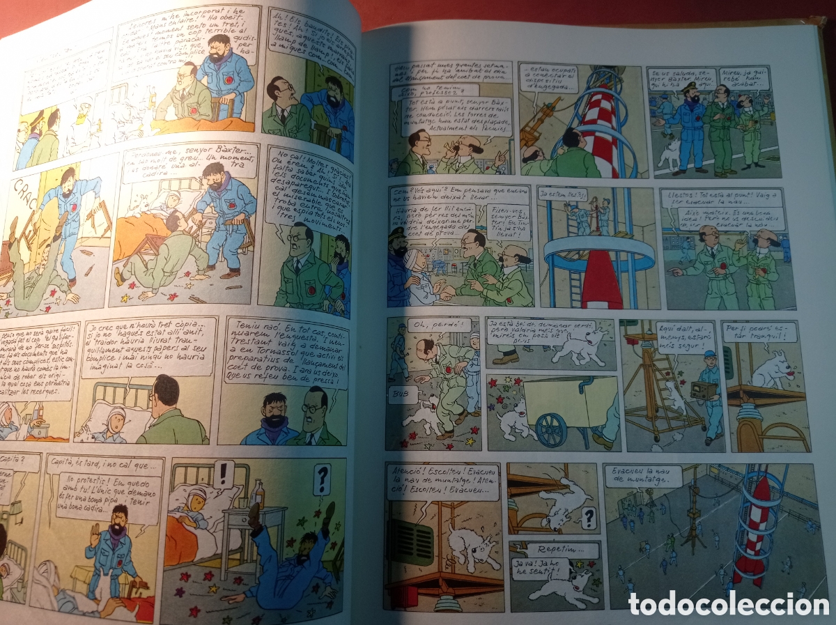 C&oacute;mics: Objectiu la Lluna.TINTIN en catal&aacute;n 2 Edici&oacute;n 1976 - Foto 11
