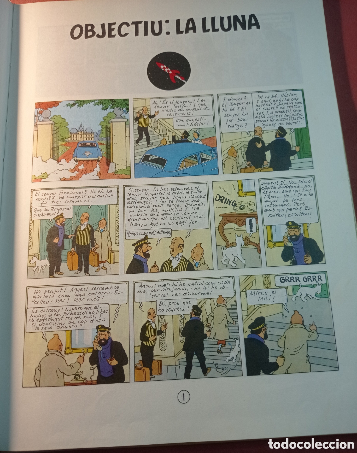 C&oacute;mics: Objectiu la Lluna.TINTIN en catal&aacute;n 2 Edici&oacute;n 1976 - Foto 12
