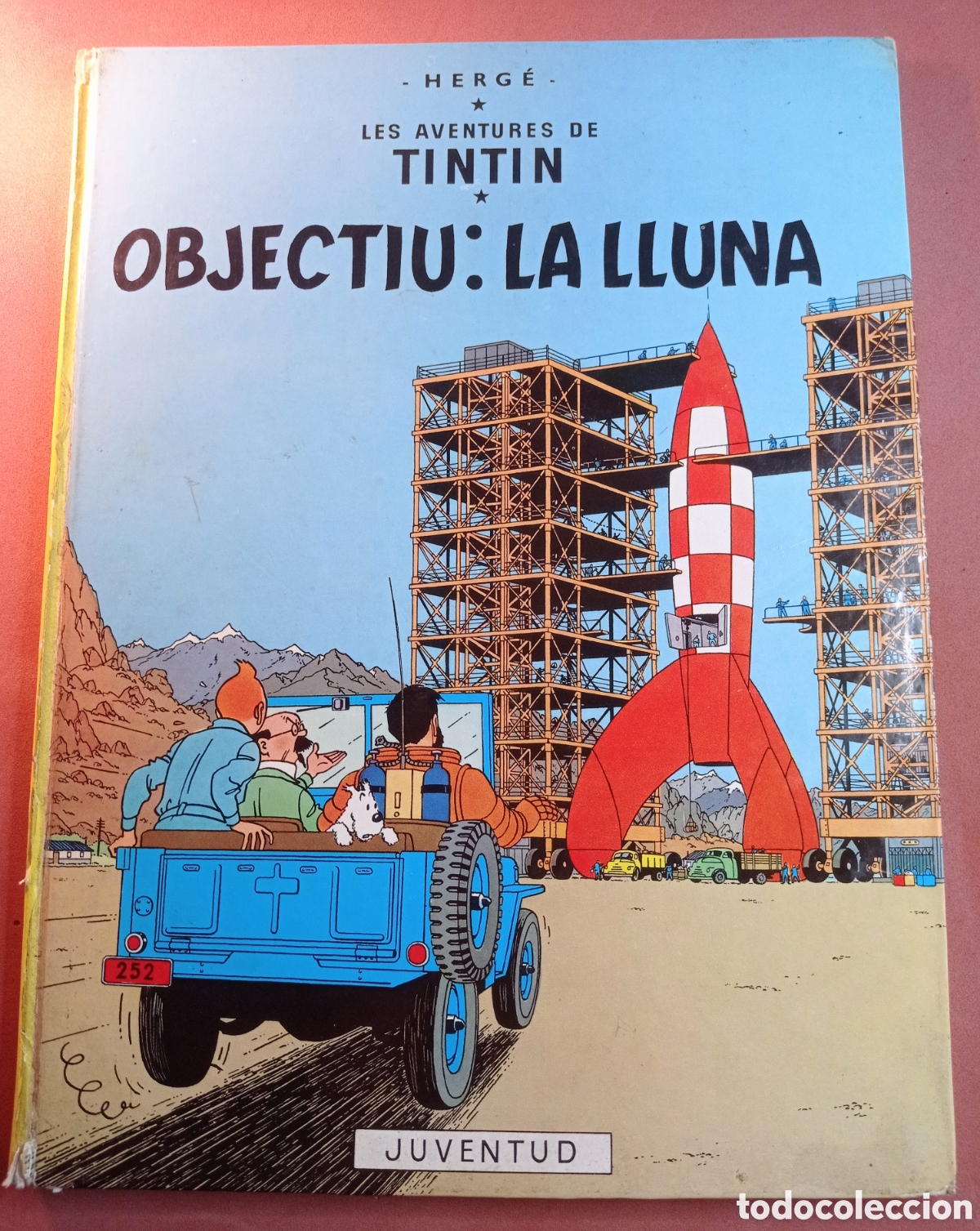 C&oacute;mics: Objectiu la Lluna.TINTIN en catal&aacute;n 2 Edici&oacute;n 1976 - Foto 1