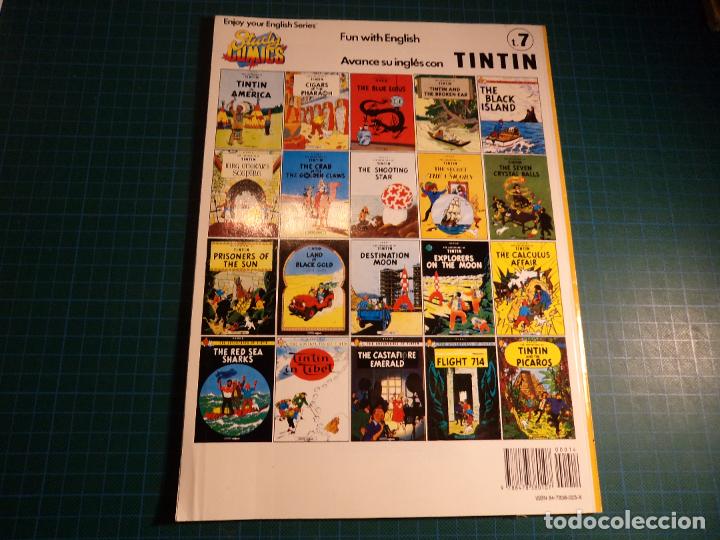 C&oacute;mics: Tintin. Red Rackhams treasure. Ediciones del Prado. Rustica. En ingles. - Foto 2