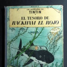 Cómics: COMIC TINTIN - EL TESORO DE RACKHAM EL ROJO - 4A CUARTA EDICIÓN 1971 - LOMO TELA JUVENTUD