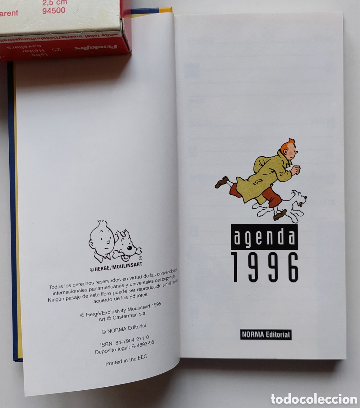 C&oacute;mics: AGENDA OFICIAL TINT&Iacute;N 1996 - Foto 4
