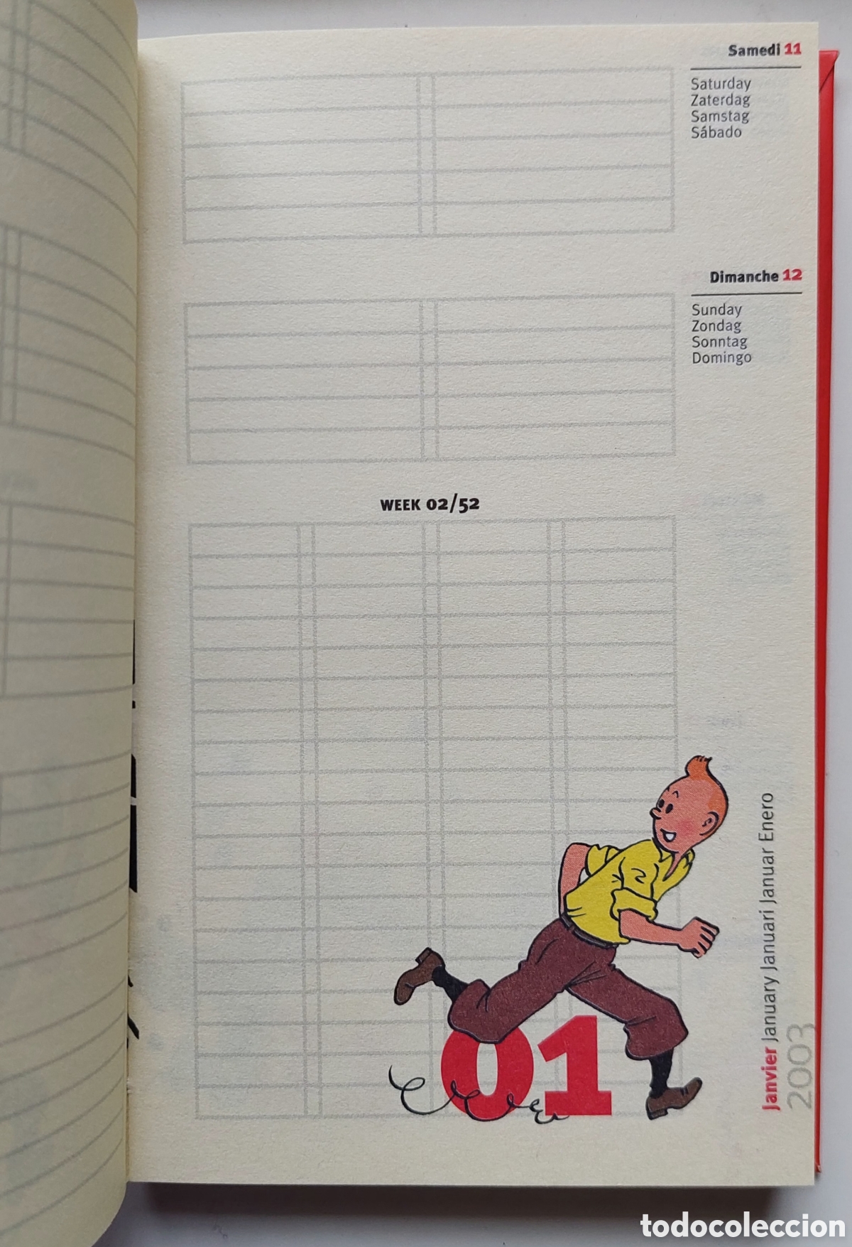 C&oacute;mics: AGENDA OFICIAL TINT&Iacute;N 2003 - Foto 6