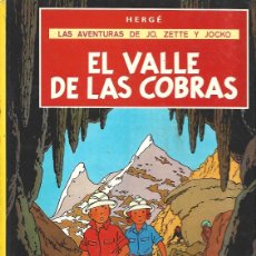 Cómics: LAS AVENTURAS DE JO, ZETTE Y JOCKO: EL VALLE DE LAS COBRAS, 1984, JUVENTUD, BUEN ESTADO