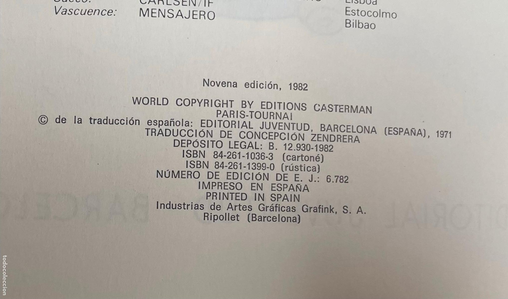 C&oacute;mics: EL TESORO DE RACKHAM EL ROJO, Tintin, Novena edicion - Foto 3