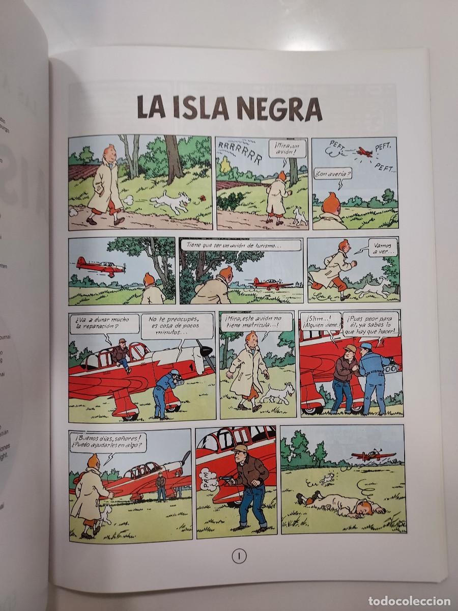 C&oacute;mics: LA ISLA NEGRA. LAS AVENTURAS DE TINTIN. 2003 - Foto 3