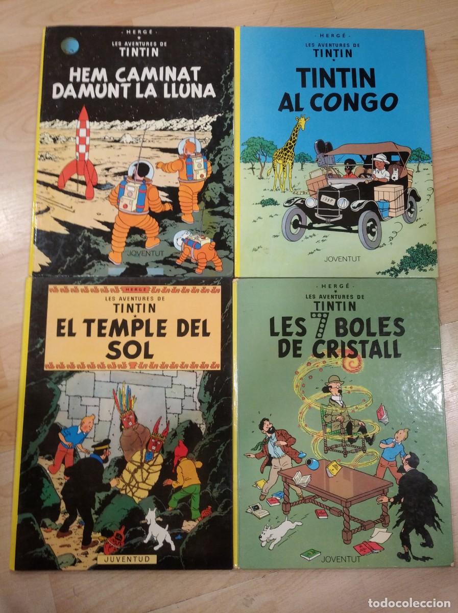 C&oacute;mics: Lot de 16 exemplars Tint&iacute;n. En catal&agrave; - Foto 2