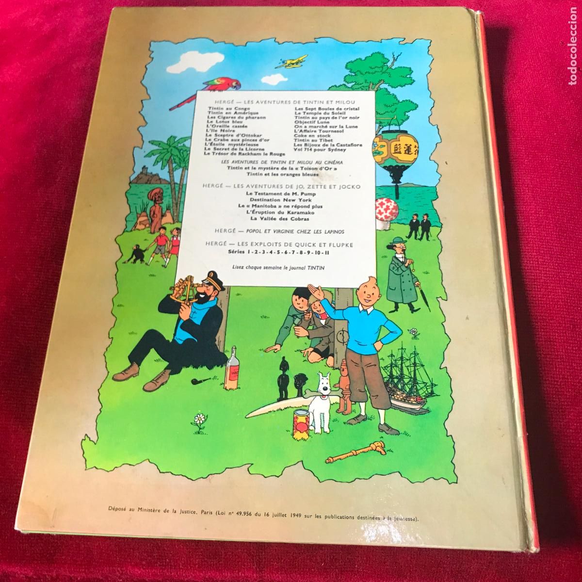 C&oacute;mics: LOREILLE CASS&Eacute;E - LES AVENTURES DE TINTIN - CASTEMAN - Foto 2