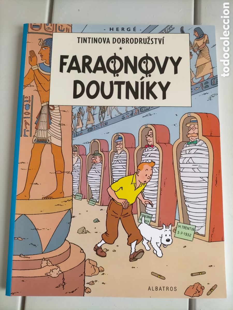 C&oacute;mics: TINTIN IDIOMAS - CIGARROS DEL FARAON - CHECO - Foto 1