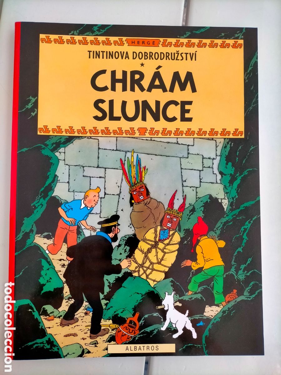 C&oacute;mics: TINTIN IDIOMAS - CHECO - EL TEMPLO DEL SOL / CHRAM SLUNCE - HERGE - Foto 1