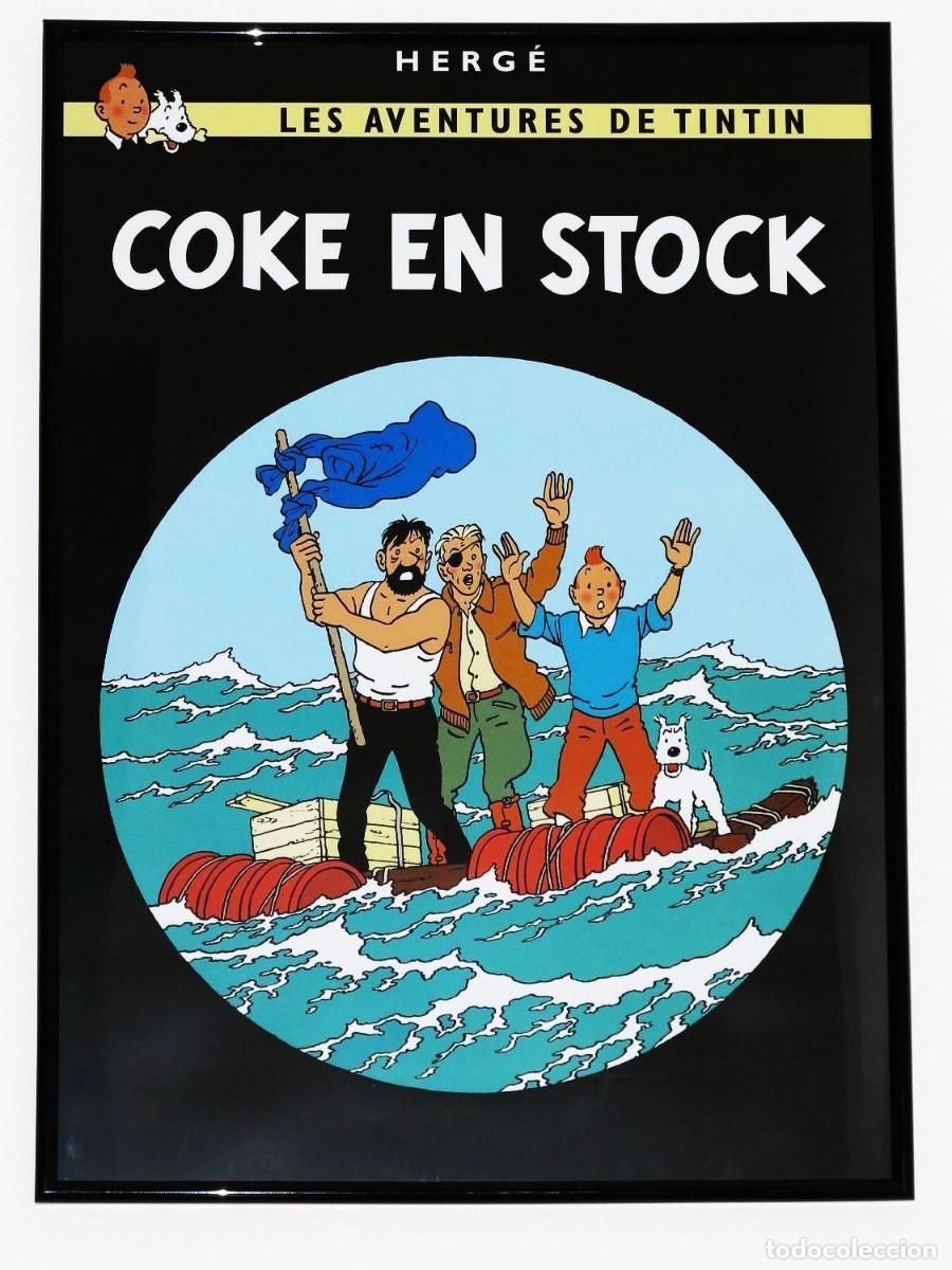 C&oacute;mics: TINTIN - Poster portada comic. 47 x 34 cm - Foto 1