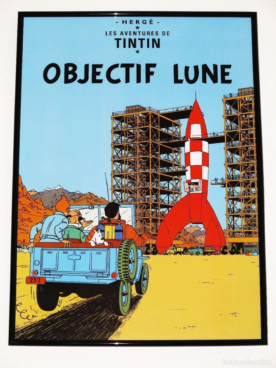 C&oacute;mics: TINTIN - Poster portada comic. 47 x 34 cm - Foto 1