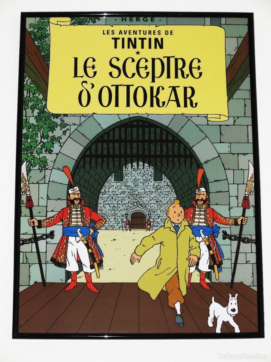 C&oacute;mics: TINTIN - Poster portada comic. 47 x 34 cm - Foto 1
