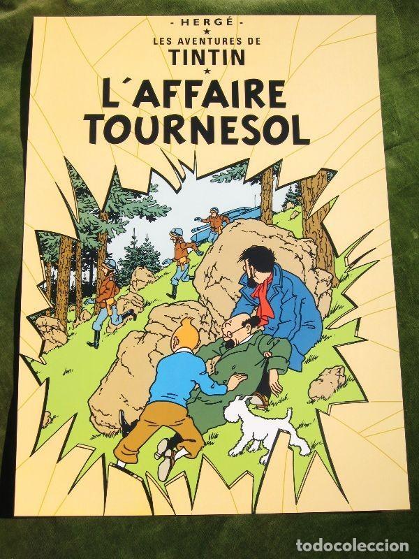 C&oacute;mics: TINTIN - Poster portada comic. 47 x 34 cm - Foto 1