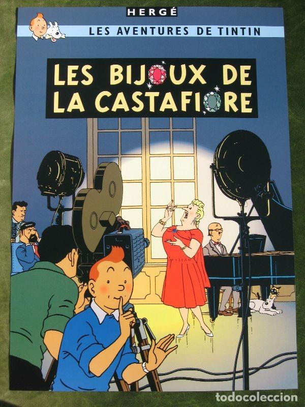 C&oacute;mics: TINTIN - Poster portada comic. 47 x 34 cm - Foto 1