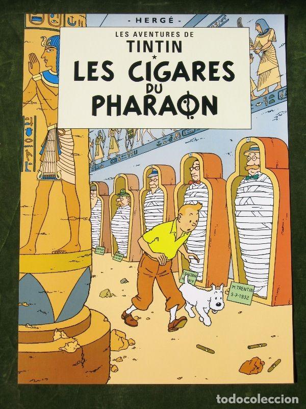 C&oacute;mics: TINTIN - Poster portada comic. 47 x 34 cm - Foto 1