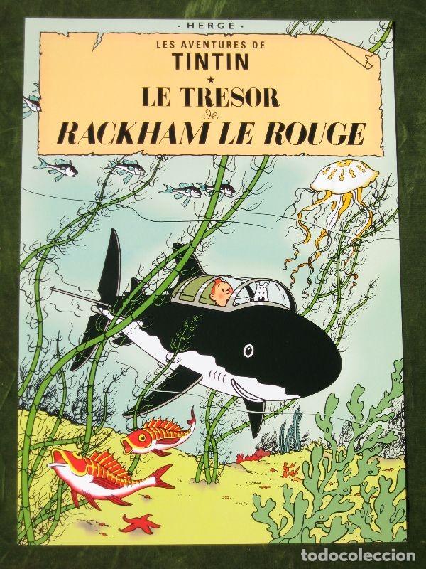 C&oacute;mics: TINTIN - Poster portada comic. 47 x 34 cm - Foto 1