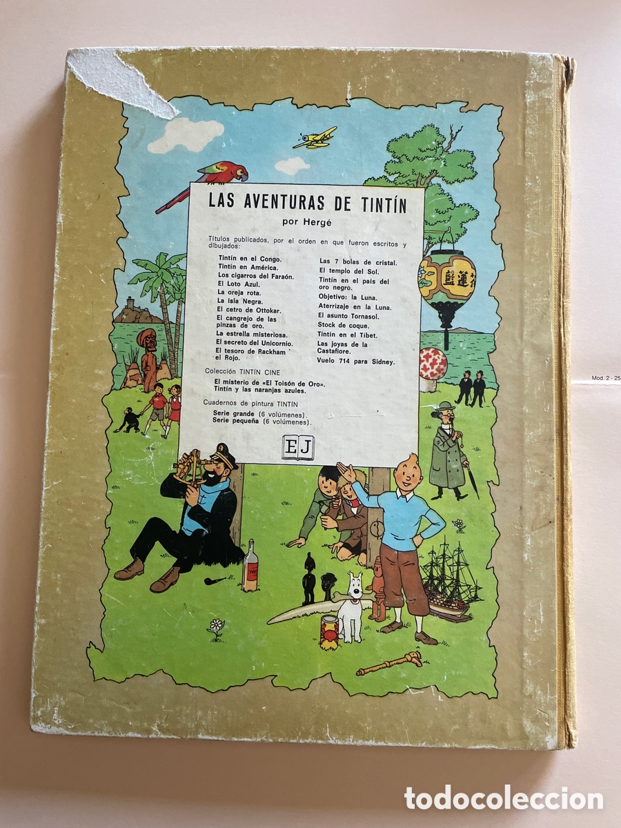 C&oacute;mics: TINTIN LAS JOYAS DE LA CASTAFIORE 9a edici&oacute;n 1983 - Foto 2