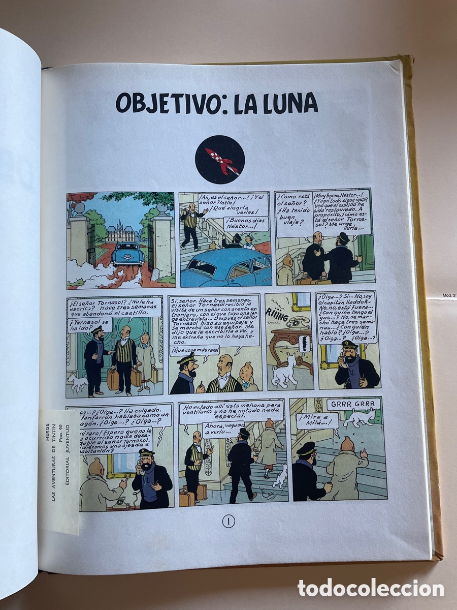 C&oacute;mics: TINTIN OBJETIVO LA LUNA 5a edici&oacute;n 1969 - Foto 8