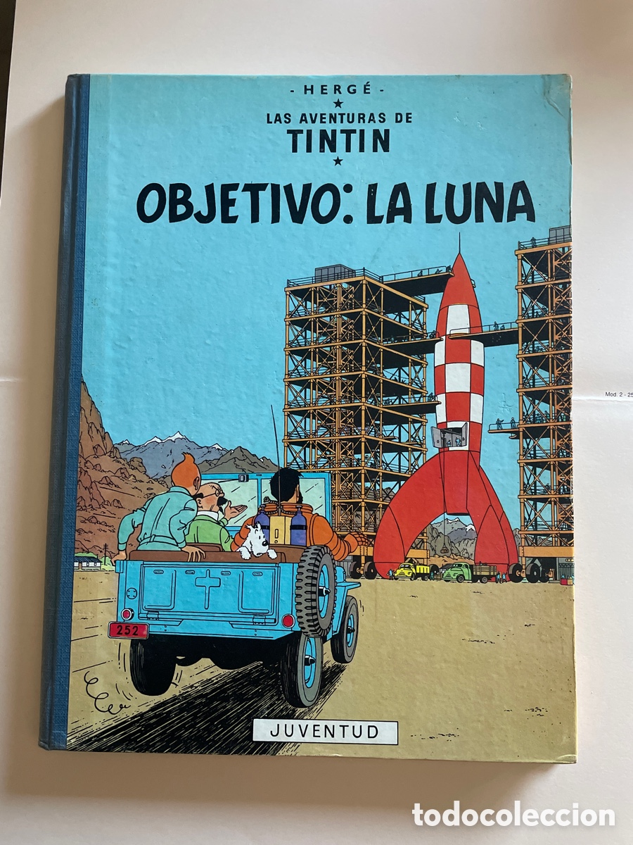 C&oacute;mics: TINTIN OBJETIVO LA LUNA 5a edici&oacute;n 1969 - Foto 1