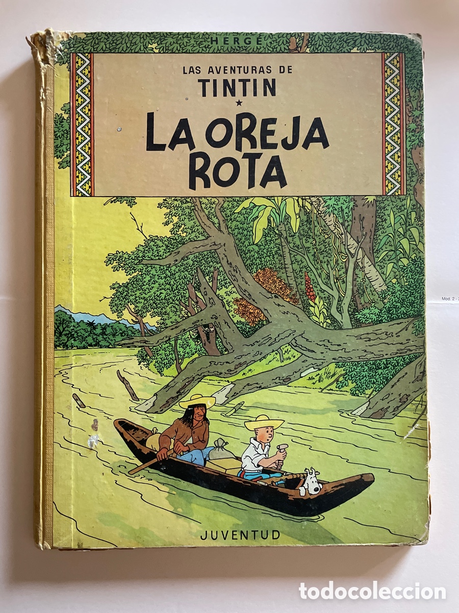 C&oacute;mics: TINTIN LA OREJA ROTA 3a edici&oacute;n 1969 - Foto 1