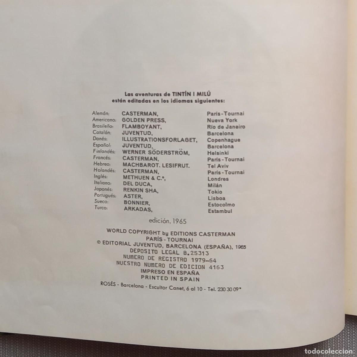 C&oacute;mics: ATERRIZAJE EN LA LUNA EDICI&Oacute;N 1965 - HERG&Eacute; - Foto 3