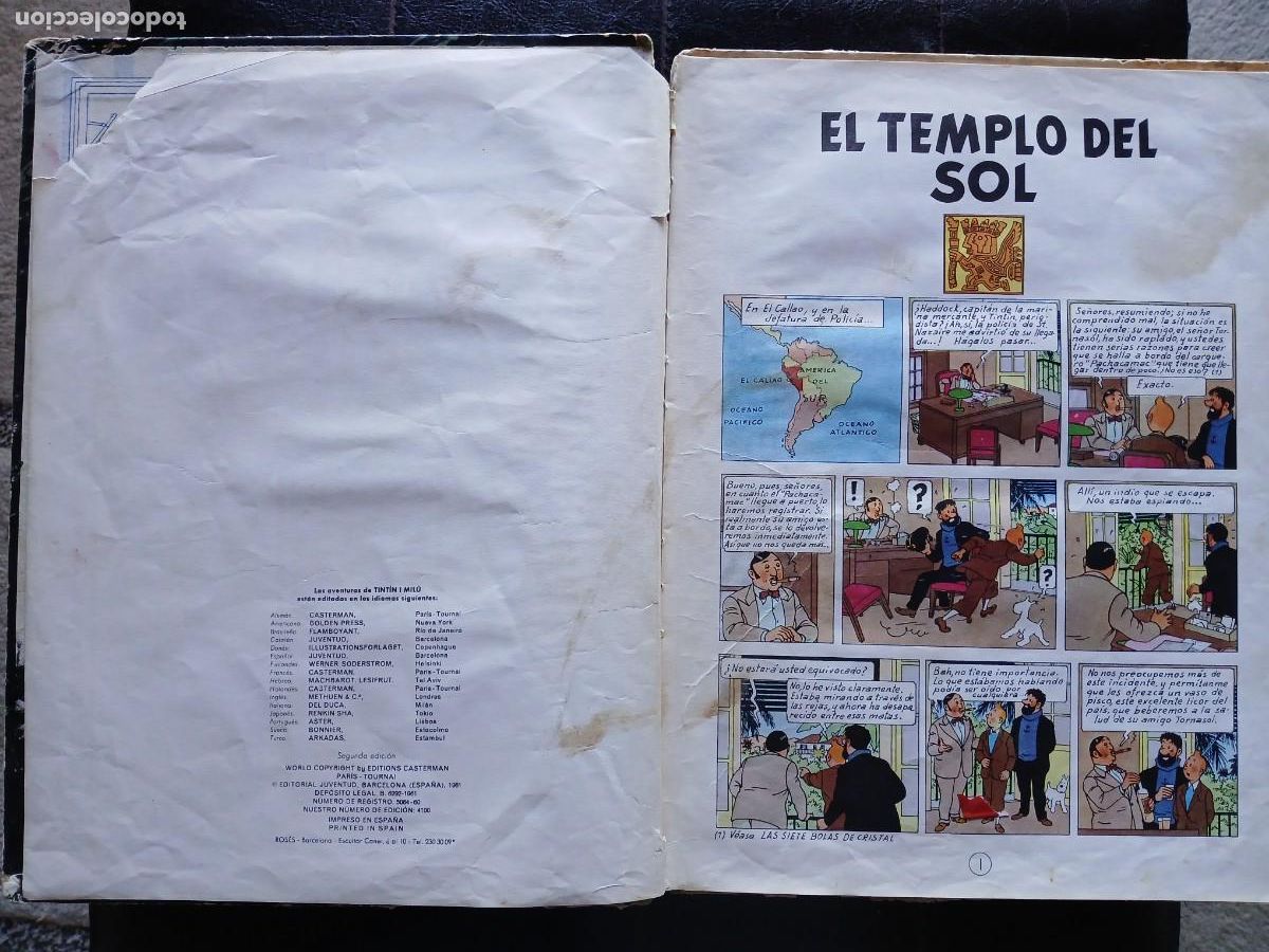 C&oacute;mics: El templo del sol ( Las aventuras de Tint&iacute;n). - Foto 4