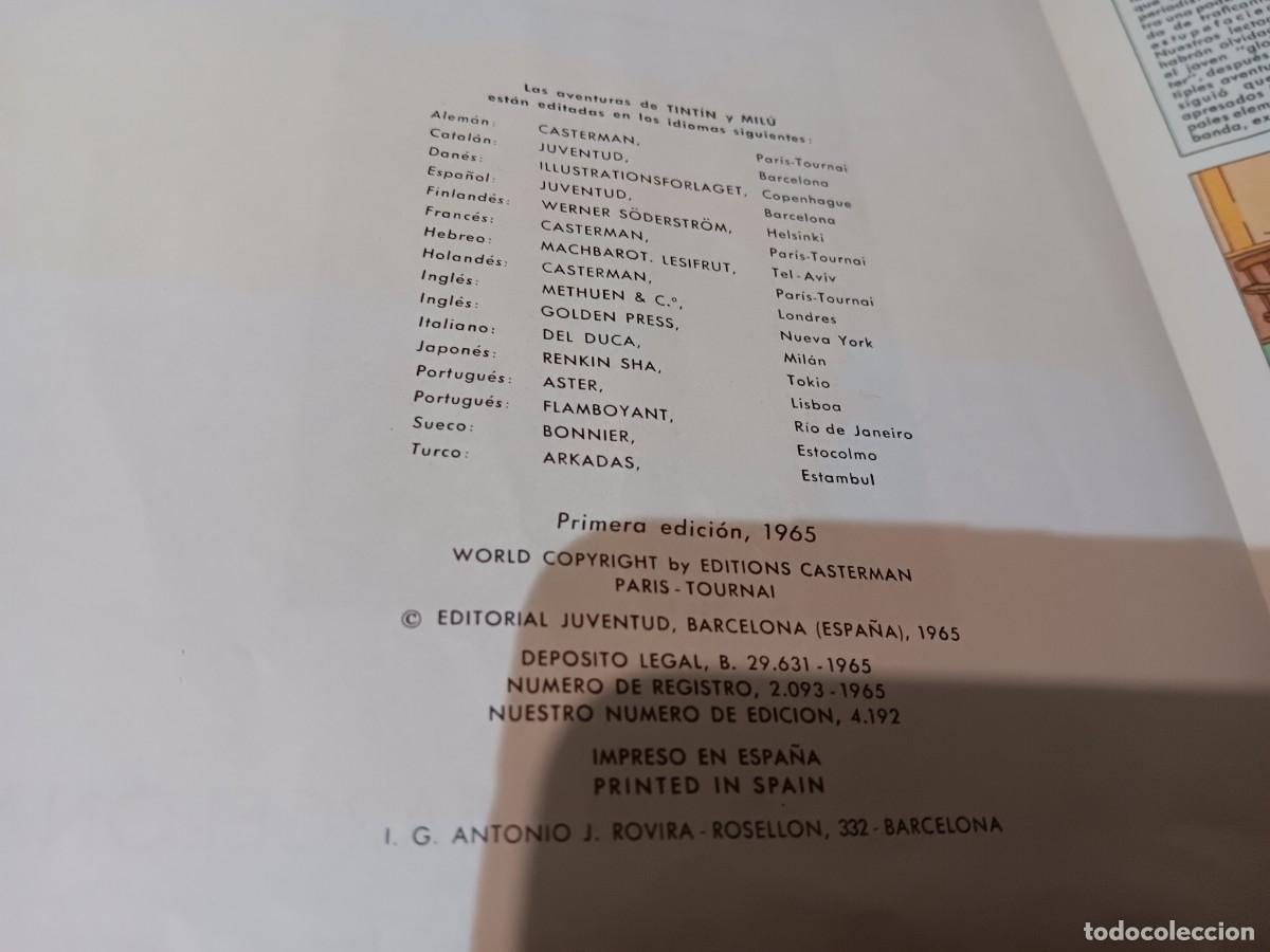 C&oacute;mics: Tintin 1a edici&oacute;n lote de 5 ejemplares - Foto 8