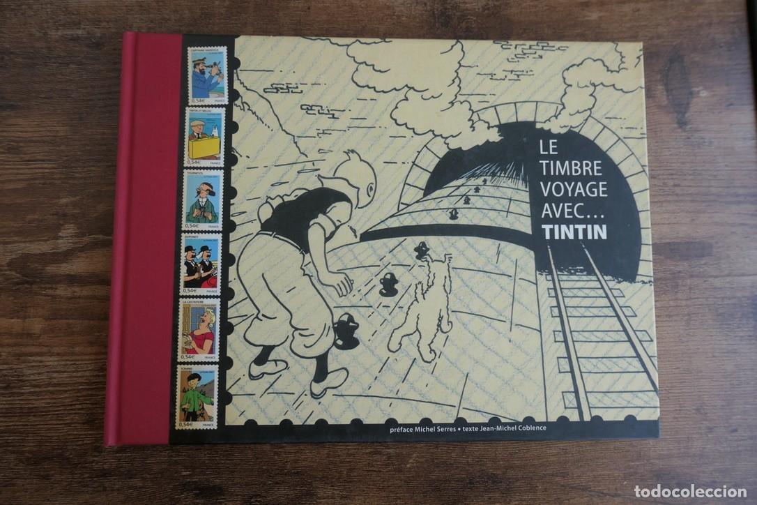 C&oacute;mics: LE TIMBRE VOYAGE AVEC... TINTIN - Foto 1