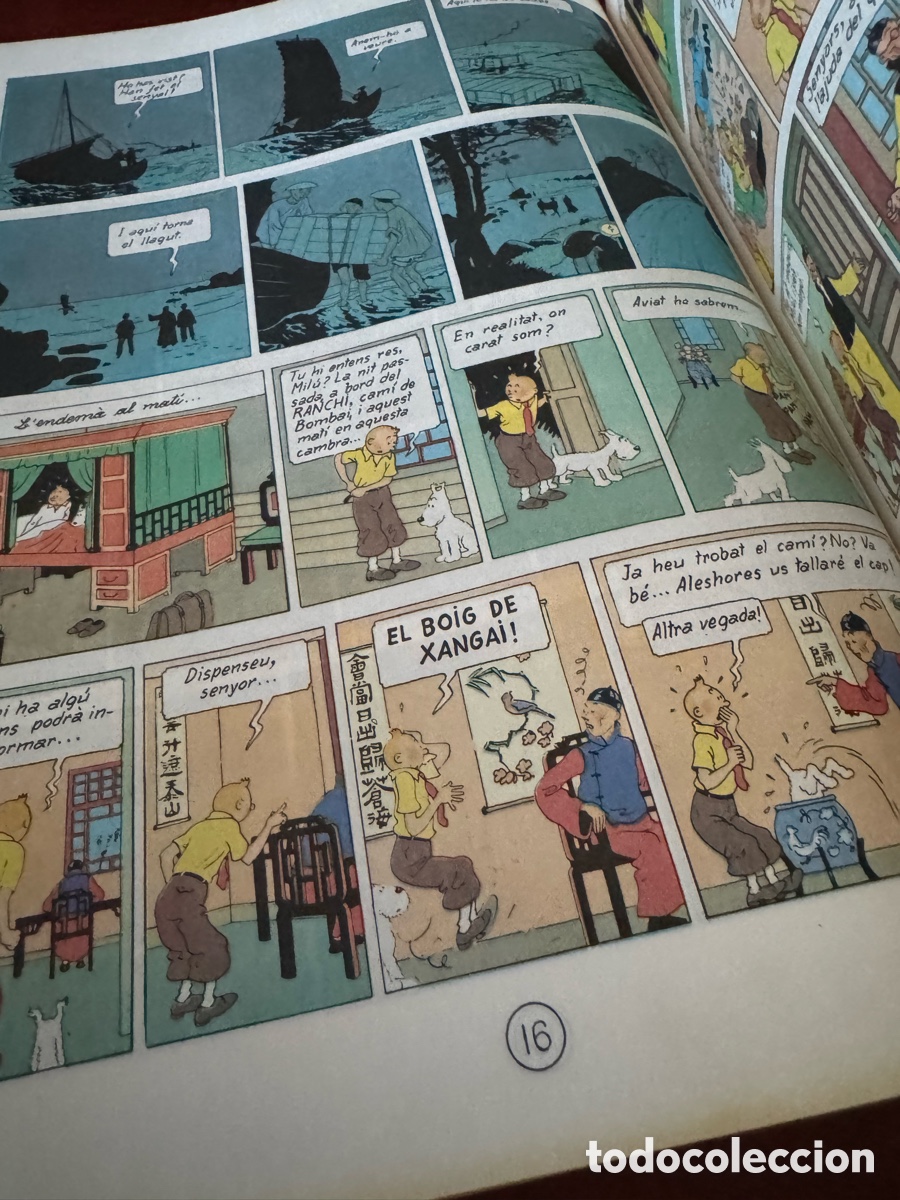 C&oacute;mics: C&ograve;mic les aventures de tintin el lotus blau - Foto 3