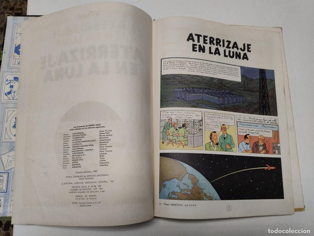 C&oacute;mics: Tintin. Aterrizaje en la luna - Herg&eacute; - Foto 3
