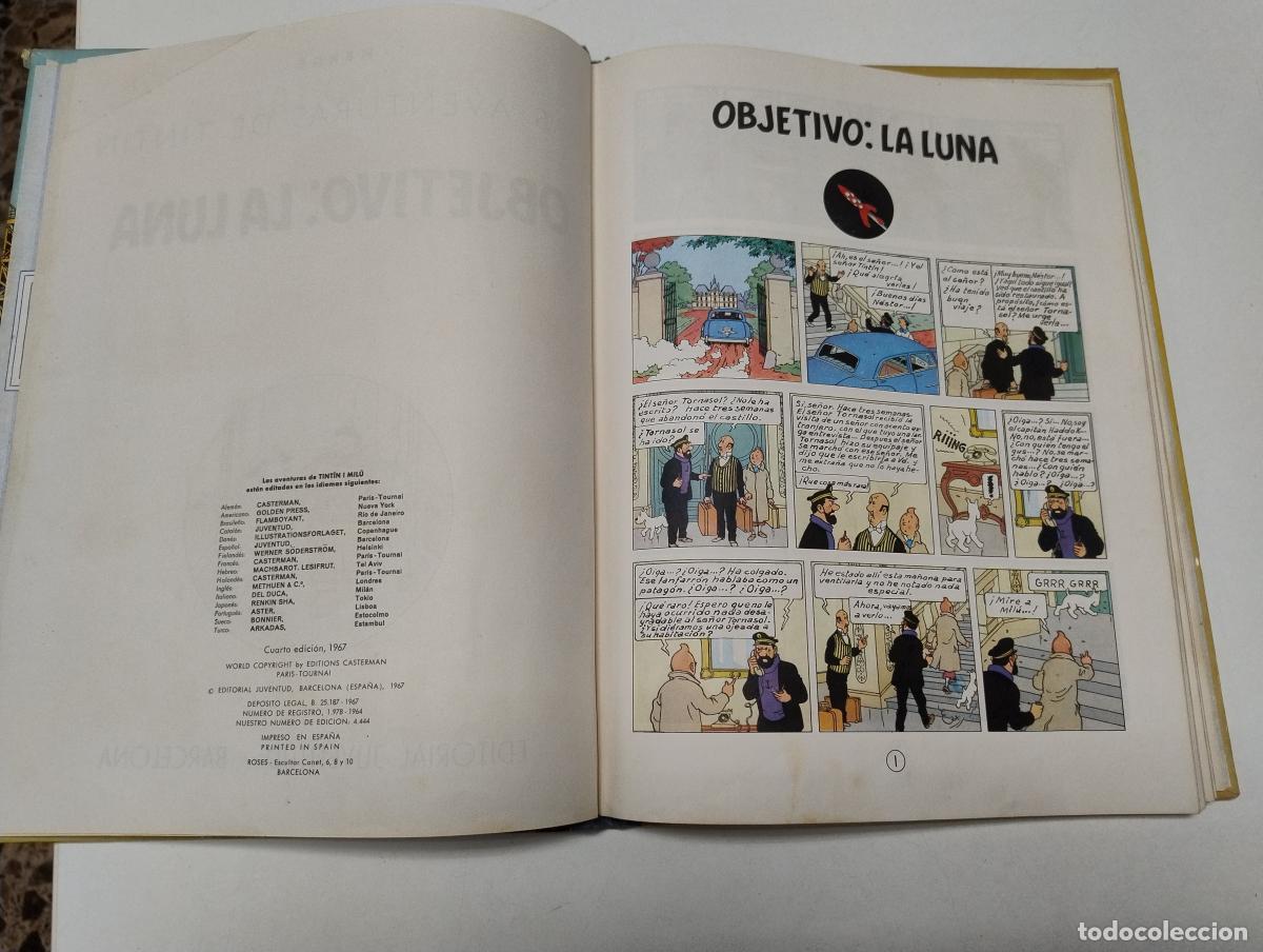 C&oacute;mics: Tintin. Objetivo: La luna - Herg&eacute; - Foto 3