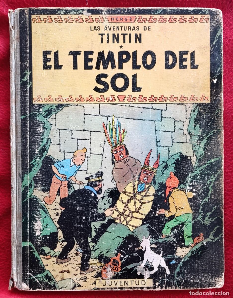 C&oacute;mics: TINTIN EL TEMPLO DEL SOL 2&ordf; EDICION 1961 RARO!!! - Foto 1
