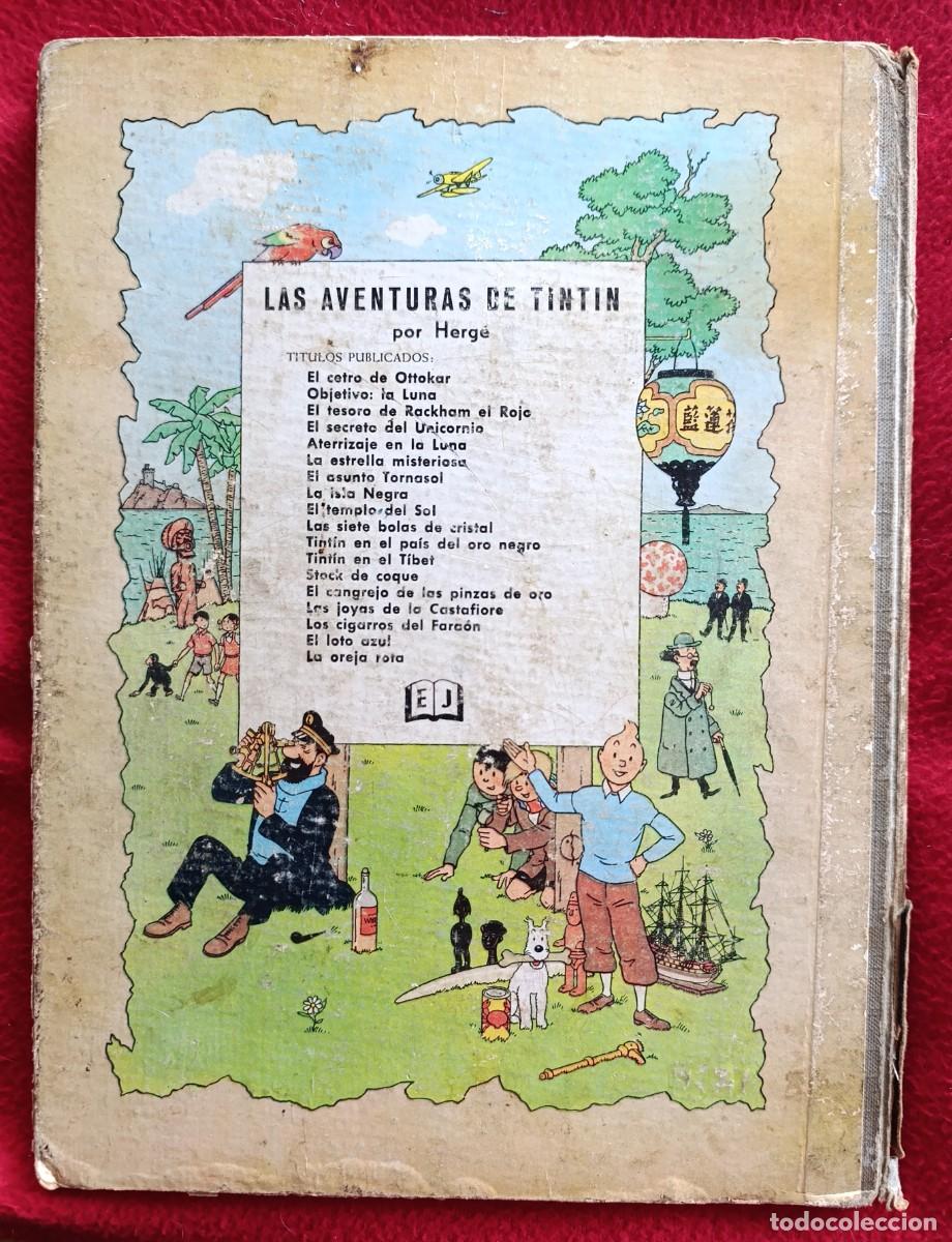 C&oacute;mics: TINTIN EL TEMPLO DEL SOL 2&ordf; EDICION 1961 RARO!!! - Foto 4