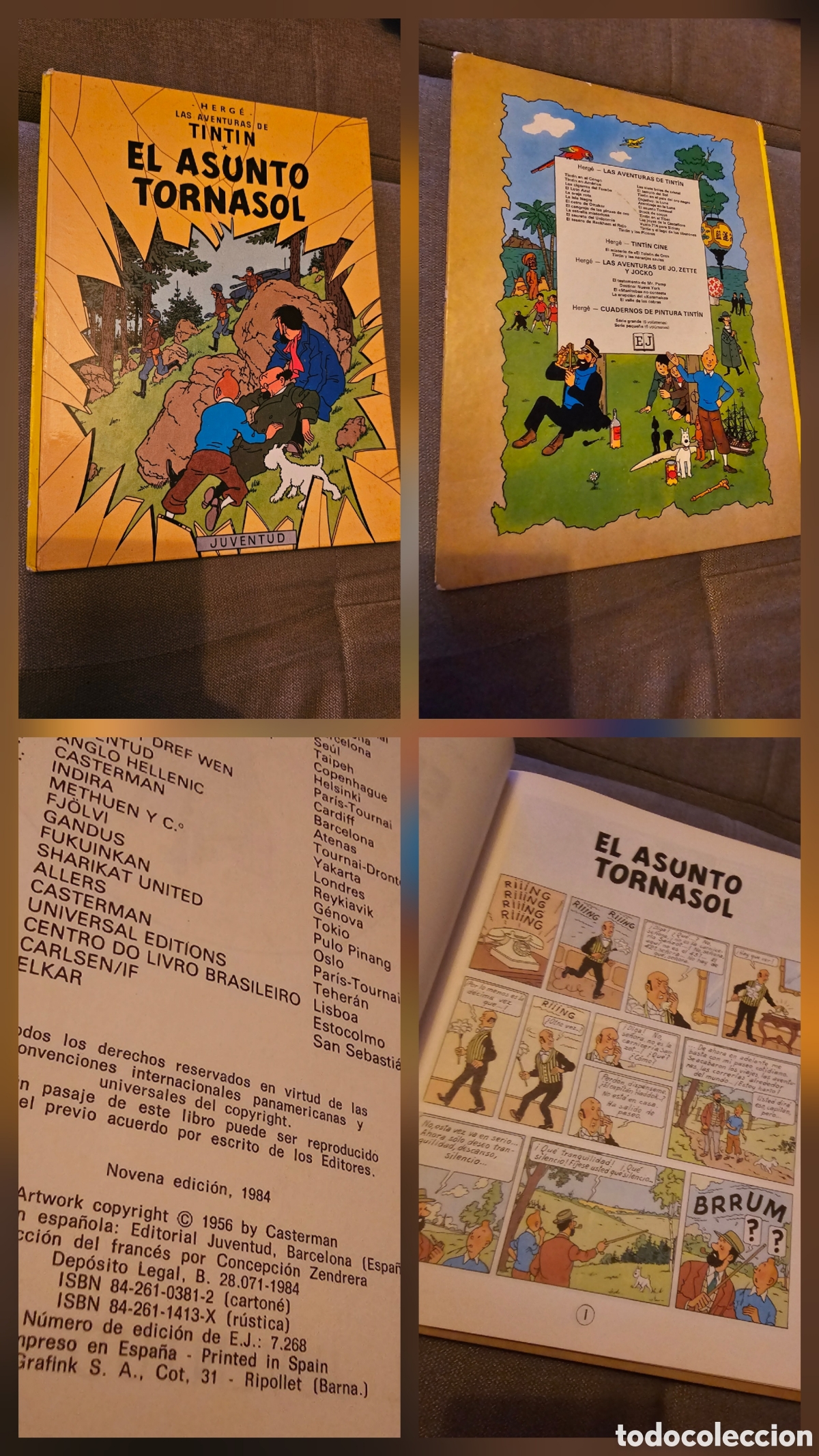 C&oacute;mics: Comic Tintin 1984 &rdquo;El Asunto Tornasol&rdquo; - Foto 1