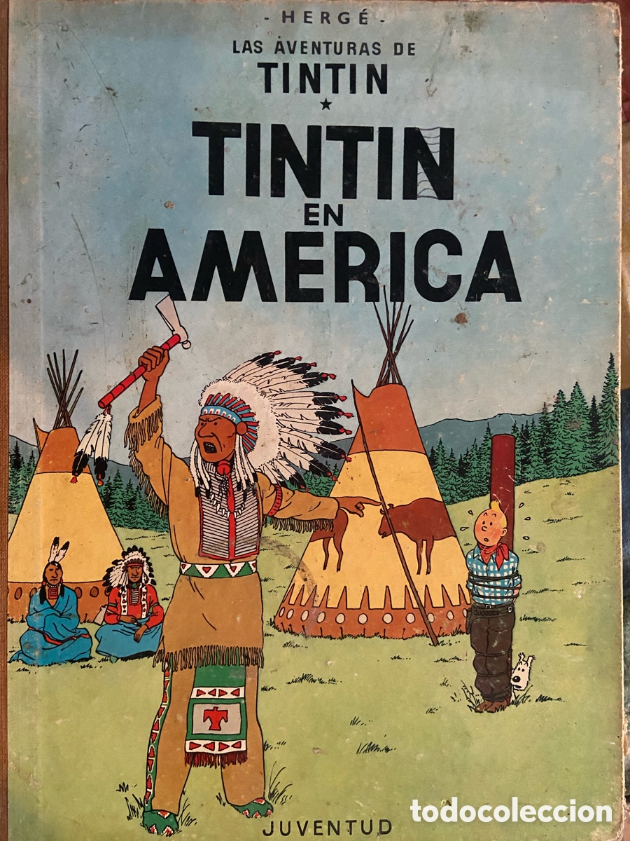C&oacute;mics: Tintin en Am&eacute;rica primera edici&oacute;n - Foto 1