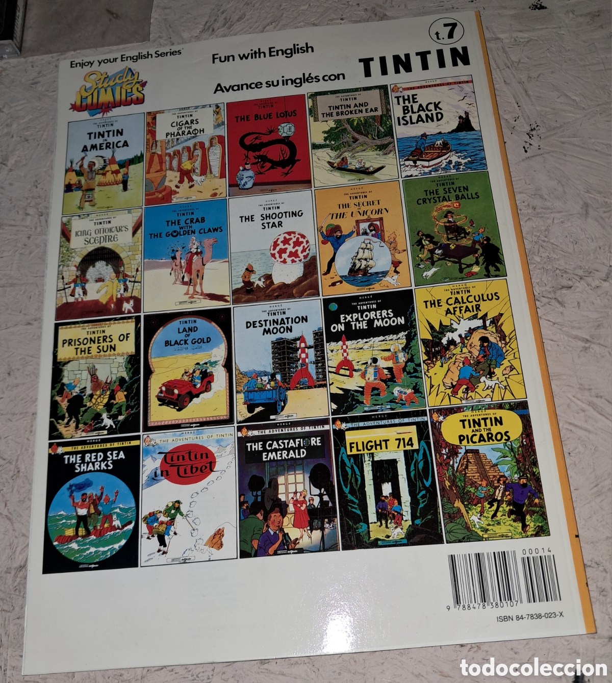 C&oacute;mics: edici&oacute;n en ingl&eacute;s del c&oacute;mic&nbsp;&rdquo;El tesoro de Rackham el Rojo&rdquo;&nbsp;(Red Rackhams Treasure) - Foto 3