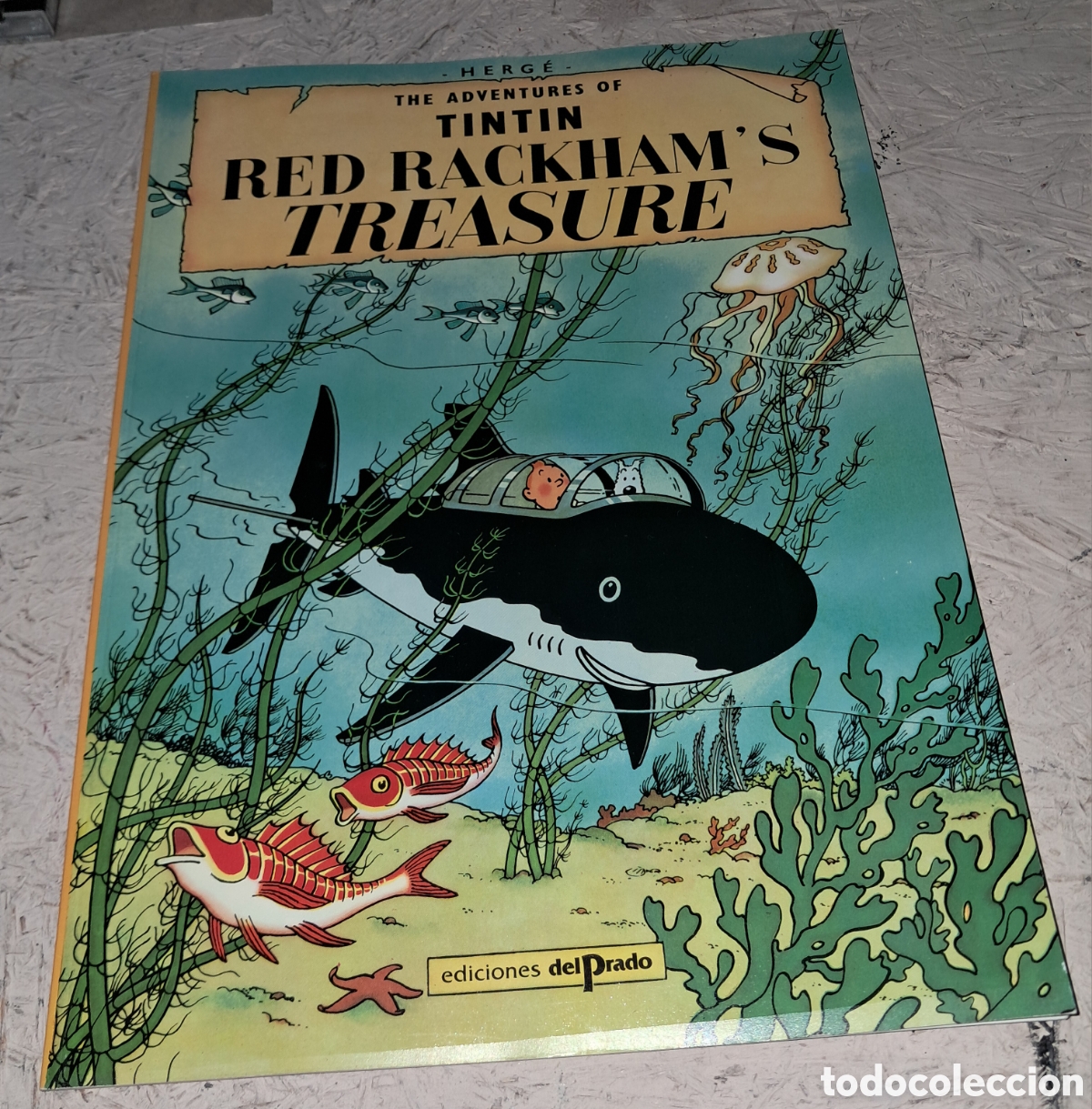 C&oacute;mics: edici&oacute;n en ingl&eacute;s del c&oacute;mic&nbsp;&rdquo;El tesoro de Rackham el Rojo&rdquo;&nbsp;(Red Rackhams Treasure) - Foto 1