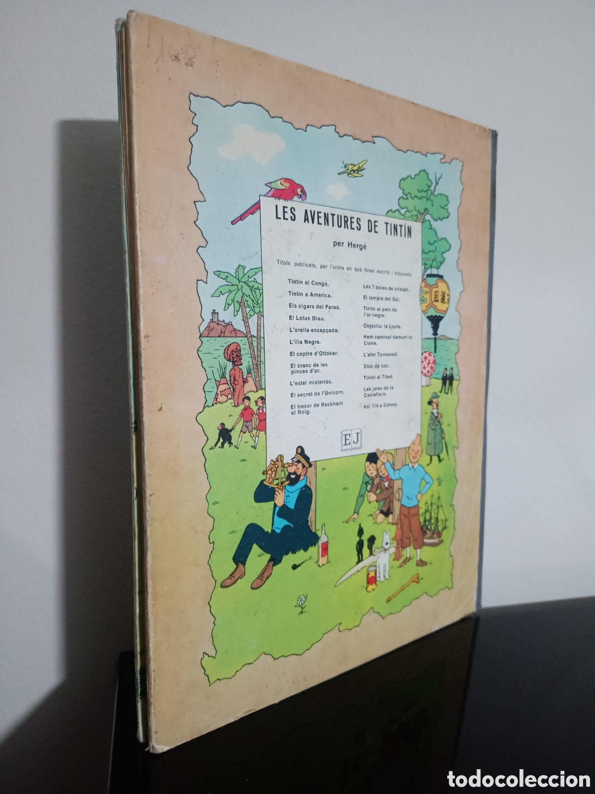 C&oacute;mics: TINTIN AL CONGO HERG&Eacute; 1A EDICI&Oacute; CATALA - Foto 2