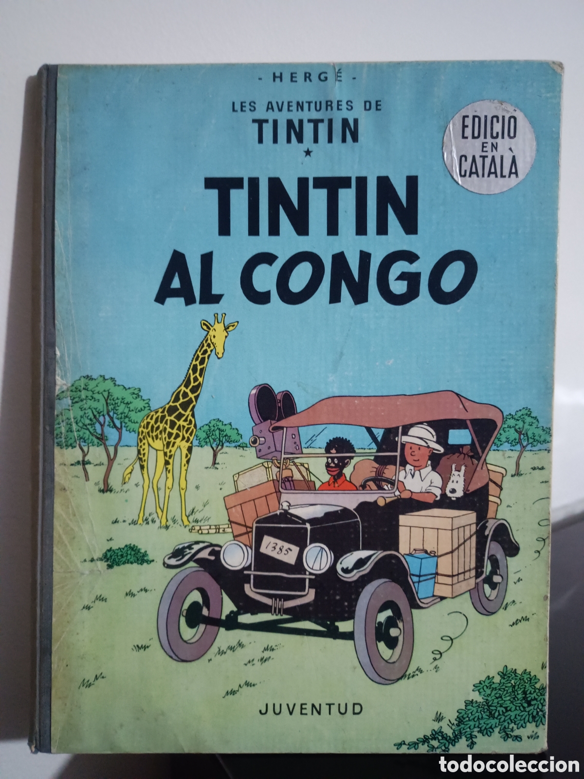 C&oacute;mics: TINTIN AL CONGO HERG&Eacute; 1A EDICI&Oacute; CATALA - Foto 5